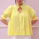 Scholl Summer Blouse Lemon Drop Lawn with Chalk Hand Smocking Edition 66 Scholl Summer Blouse Lemon Drop Lawn with Chalk Hand Smocking Edition 66